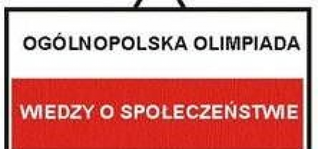 Nasz uczeń awansował do etapu okręgowego Ogólnopolskiej Olimpiady Wiedzy o Społeczeństwie