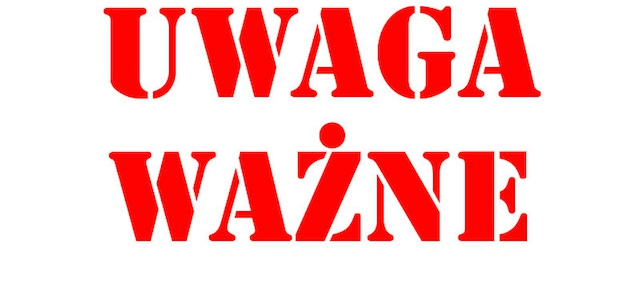 UWAGA !!! ZMIANA TERMINÓW w KALENDARZU SZKOLNYM w roku szkolnym 2018/2019